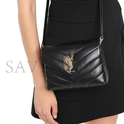 YSL TOY LOULOU LEATHER SHOULDER BAG 63964993 (20*14*7cm)
